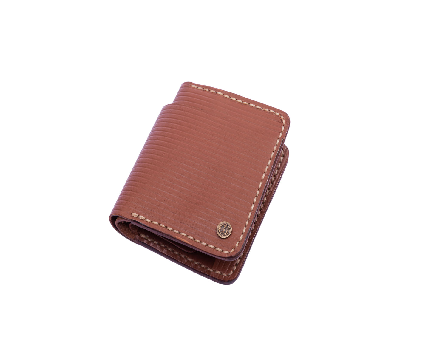 Hand Stitched Leather Small Wallet