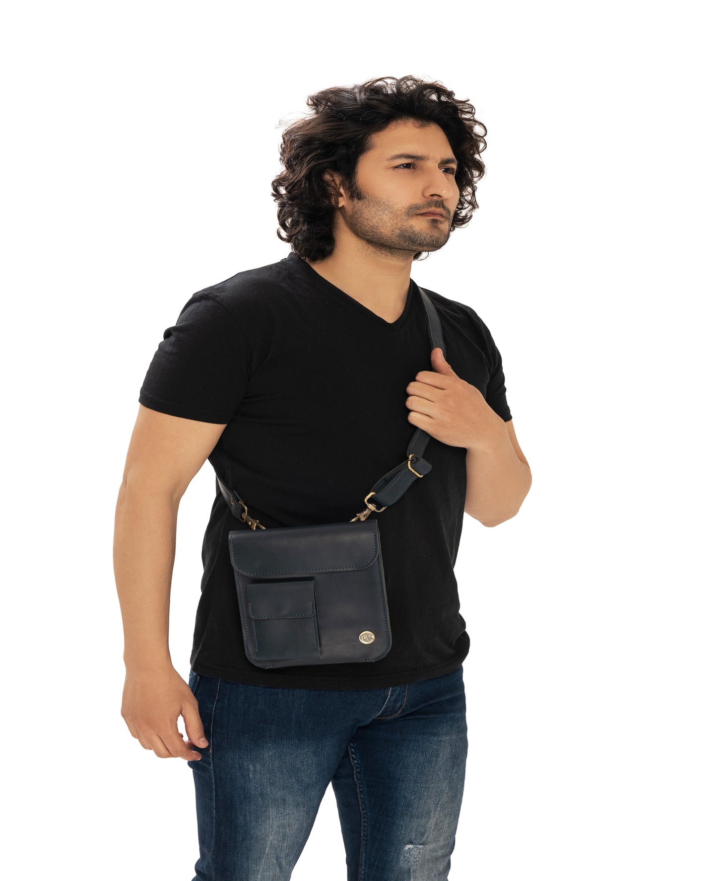Male Cross Body Leather Bag