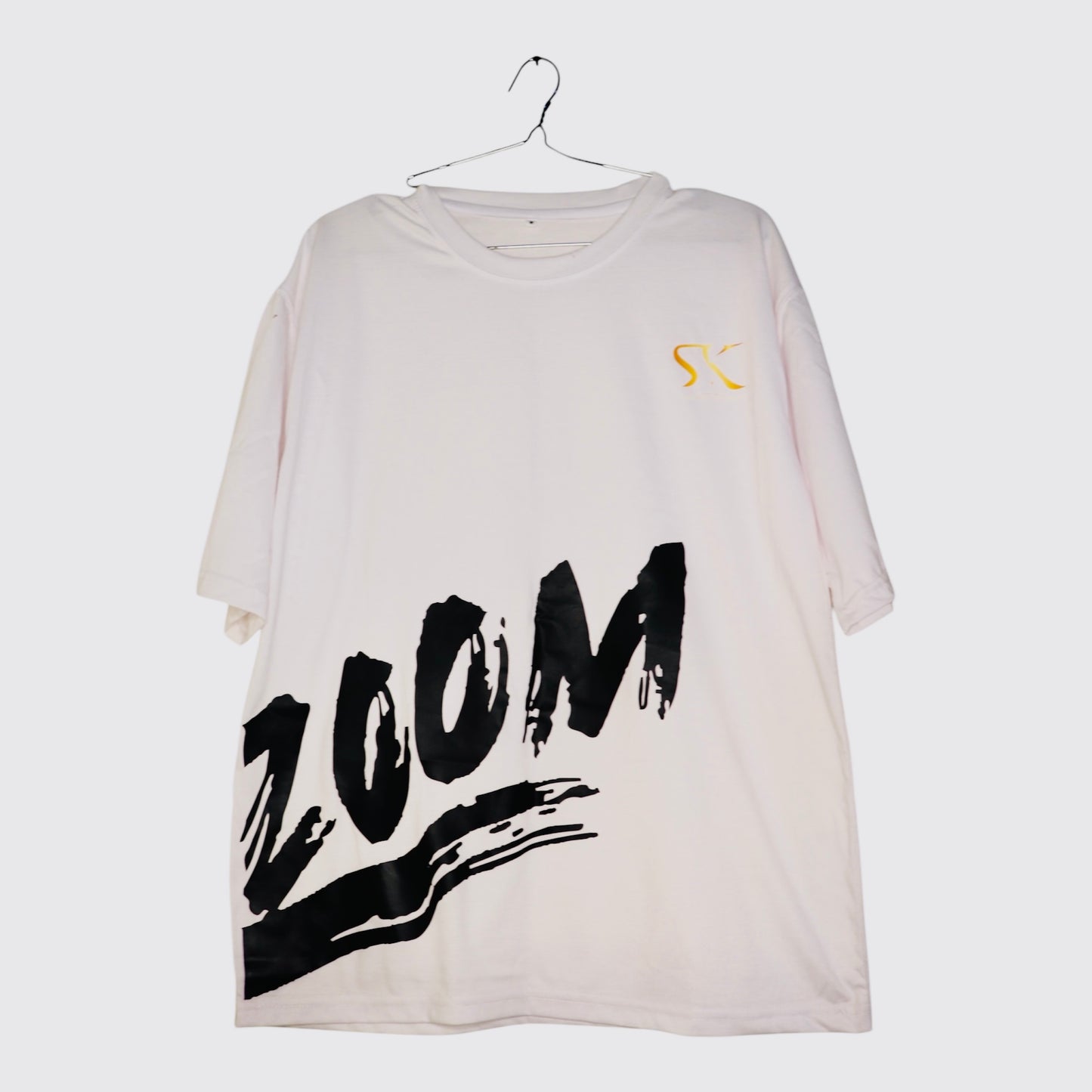 Drop Shoulder T Shirt White