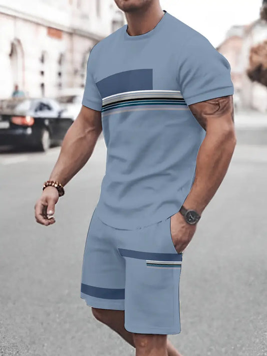Men's Printed Cord set