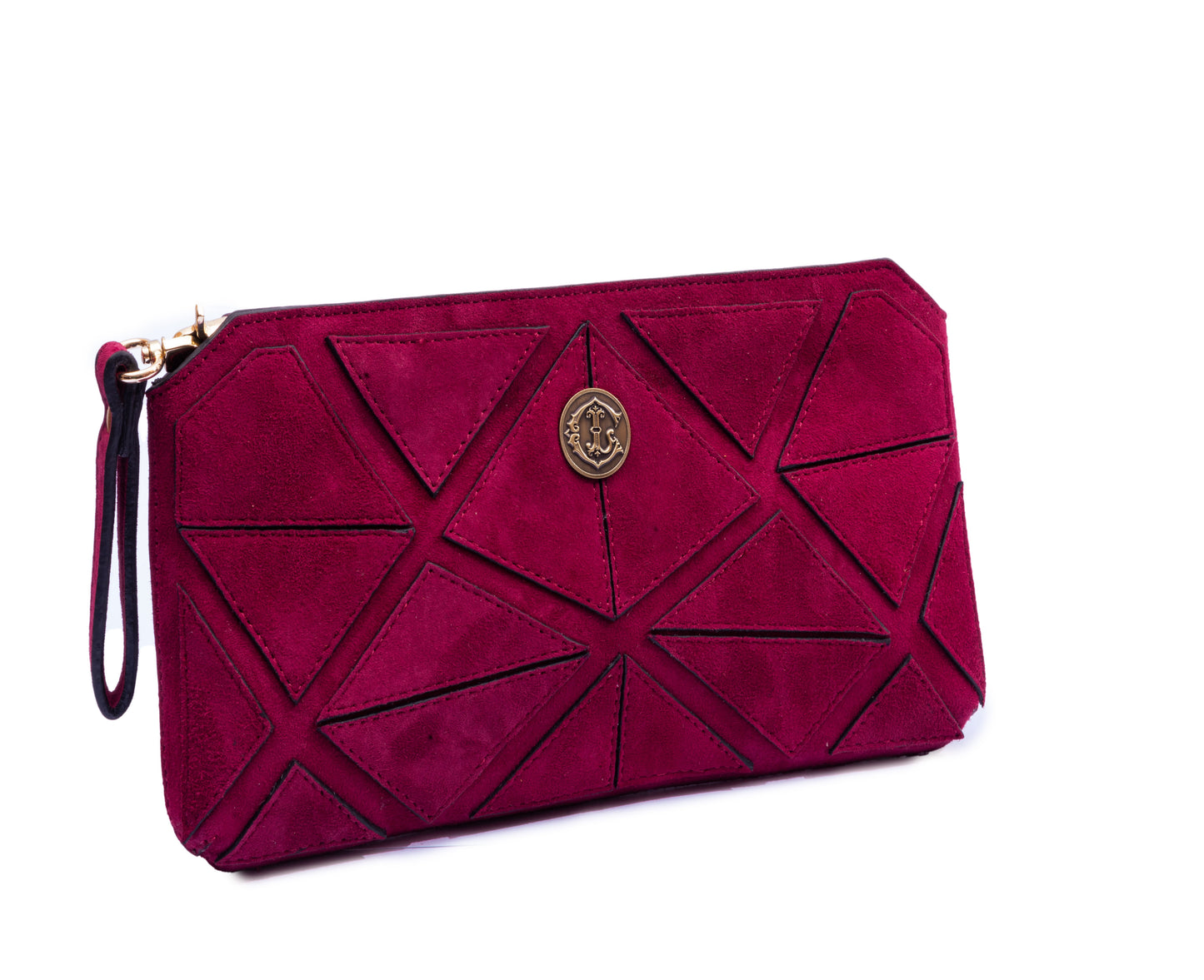 Pink Leather Bag with Viscose lining