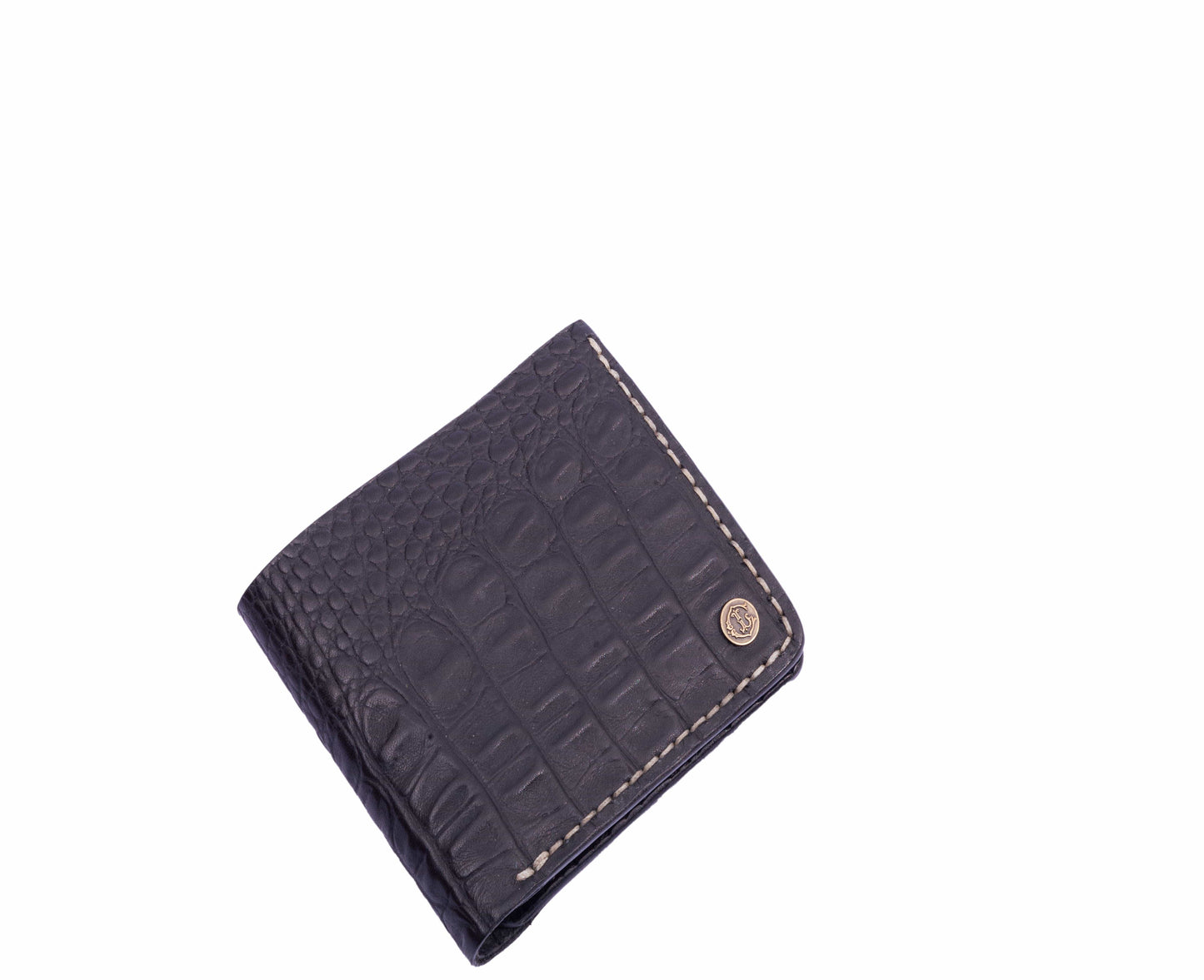Black Crocodile Leather Wallet