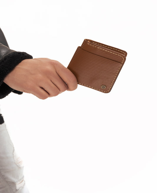 Hand Stitched Leather Small Wallet