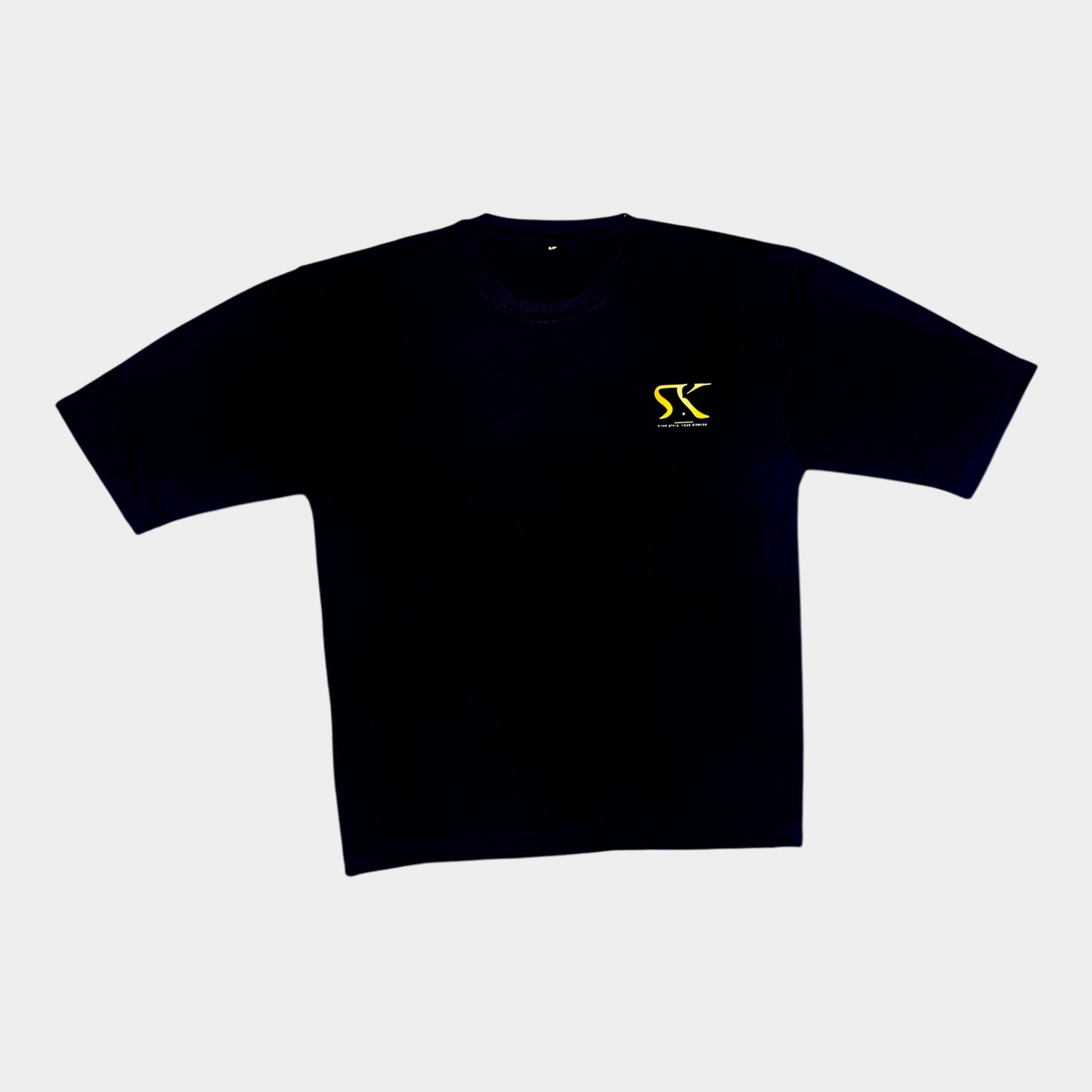 Drop shoulder T Shirt Black